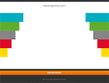 Tablet Screenshot of 4everyproxy.com